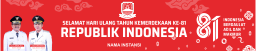 SPANDUK HUT RI KE-81